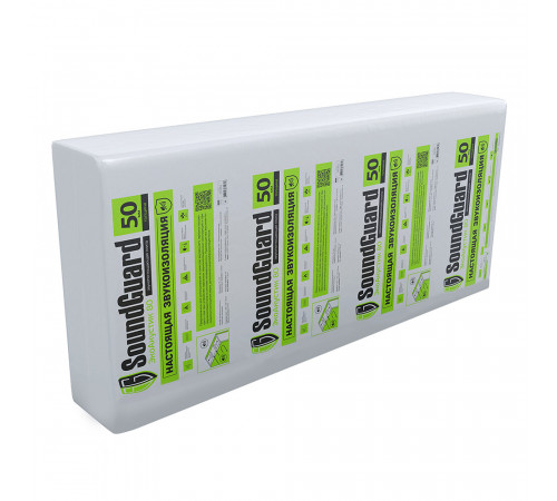 Шумоизоляция SoundGuard ЭкоАкустик 80 50х600х1250 мм 3 кв.м Шумоизоляция SoundGuard ЭкоАкустик 80 50х600х1250 мм 3 кв.м