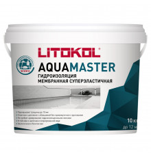 Гидроизоляция полимерная Литокол Aquamaster серая 10 кг