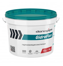 Гидроизоляция полимерная Danogips GidroFlex бирюзовая 15 кг