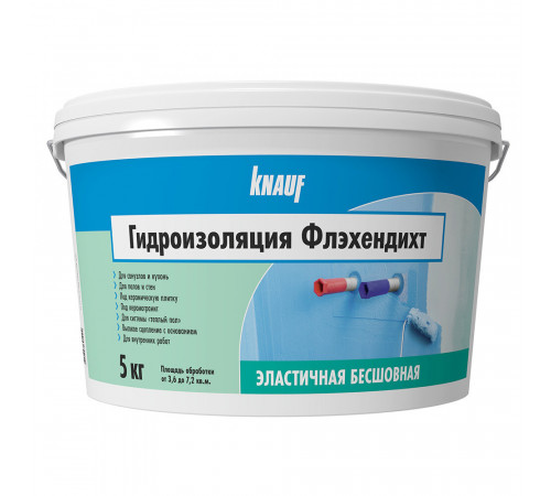 Гидроизоляция полимерная Knauf Флэхендихт 5 кг Гидроизоляция полимерная Knauf Флэхендихт 5 кг