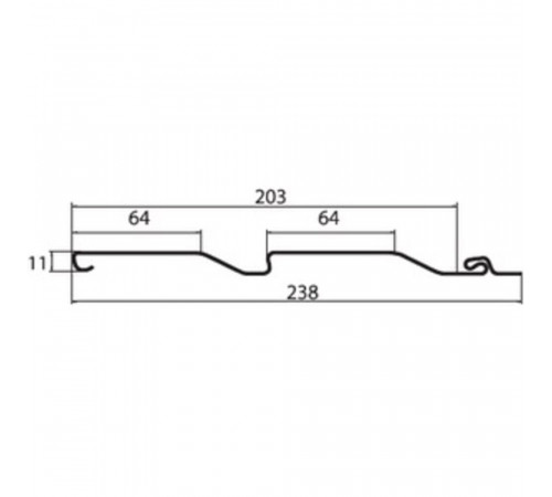 Сайдинг Grand Line Standart 3000х203 мм серый Сайдинг Grand Line Standart 3000х203 мм серый