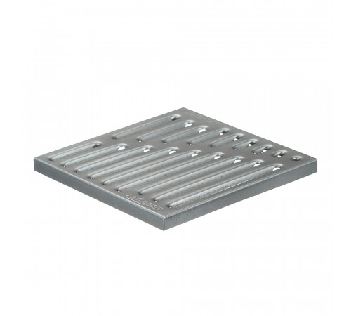 Решетка для дождеприемника Standartpark Polymax Basic 300х300 мм стальная серая Решетка для дождеприемника Standartpark Polymax Basic 300х300 мм стальная серая