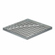 Решетка для дождеприемника Standartpark Polymax Basic 300х300 мм стальная серая