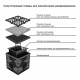 Дождеприемник пластиковый 300х300 мм Gidrolica черный