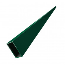 Лага для забора 40х20х1,5 мм 2,5 м зеленая RAL 6005