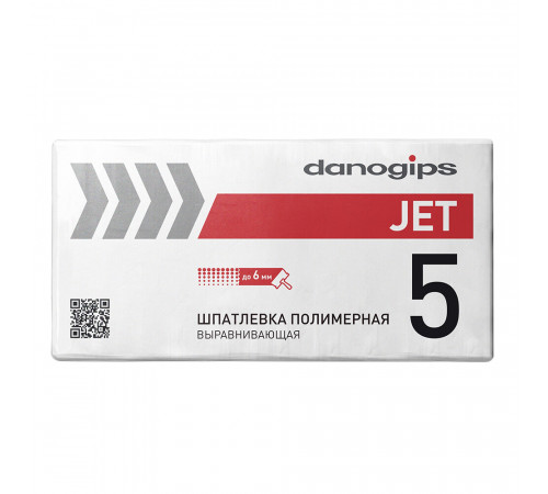 Шпаклевка полимерная Danogips Dano Jet 5 выравнивающая 25 кг Шпаклевка полимерная Danogips Dano Jet 5 выравнивающая 25 кг