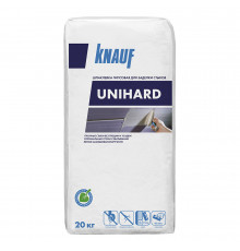 Шпаклевка гипсовая Knauf Унихард высокопрочная безусадочная 20 кг