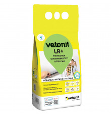 Шпаклевка полимерная Vetonit LR+ белая 5 кг