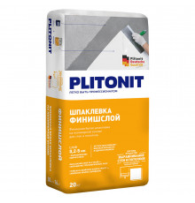 Шпаклевка полимерная Plitonit ФинишСлой для сухих помещений 20 кг