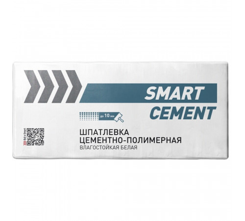 Шпаклевка цементно-полимерная Danogips Smart Cement выравнивающая белая 20 кг Шпаклевка цементно-полимерная Danogips Smart Cement выравнивающая белая 20 кг
