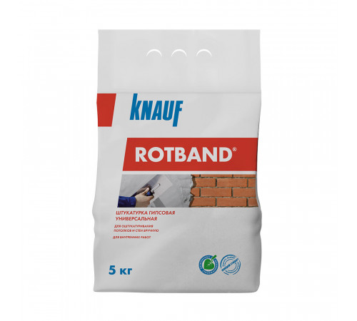 Штукатурка гипсовая Knauf Ротбанд 5 кг Штукатурка гипсовая Knauf Ротбанд 5 кг