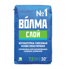 Штукатурка гипсовая Волма Слой 30 кг