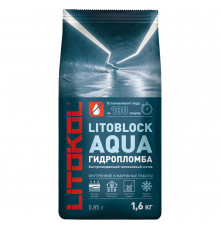 Гидропломба Litokol Litoblock Aqua цементная 1,6 кг