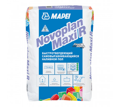 Ровнитель (наливной пол) финишный Mapei Novoplan R Maxi самовыравнивающийся высокопрочный быстротвердеющий 23 кг Ровнитель (наливной пол) финишный Mapei Novoplan R Maxi самовыравнивающийся высокопрочный быстротвердеющий 23 кг