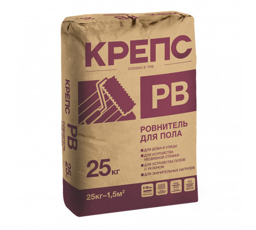 Ровнитель (стяжка пола) первичный Крепс РВ 25 кг