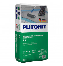 Ровнитель (наливной пол) финишный Plitonit P3 самовыравнивающийся 20 кг