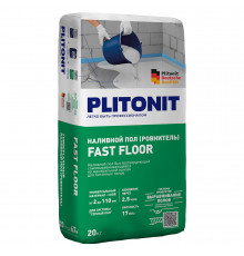Ровнитель (наливной пол) универсальный Plitonit Fast Floor самовыравнивающийся быстротвердеющий 20 кг