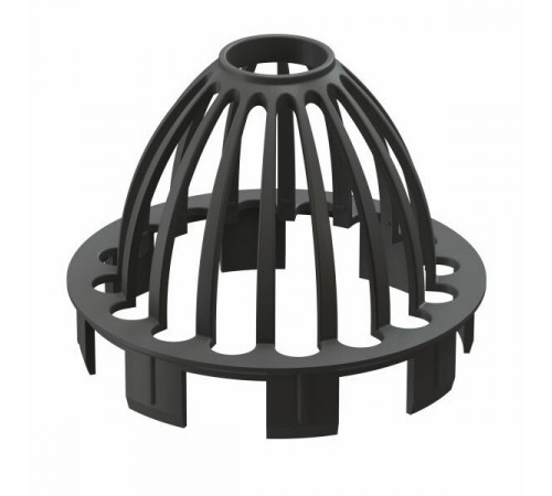 Сетка воронки Docke Premium пластиковая d85 мм графитовый серый RAL 7024