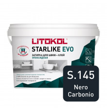 Затирка эпоксидная Litokol Starlike Evo s.145 черный карбон 2,5 кг