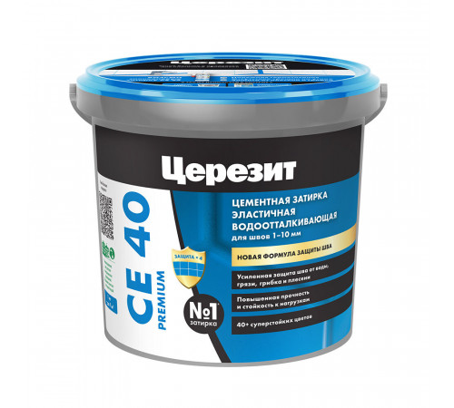 Затирка цементная Церезит CE 40 aquastatic 01 белая 1 кг Затирка цементная Церезит CE 40 aquastatic 01 белая 1 кг