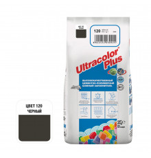 Затирка цементная Mapei Ultracolor Plus 120 черная 2 кг