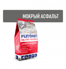 Затирка цементная Plitonit Colorit 425C мокрый асфальт 2 кг