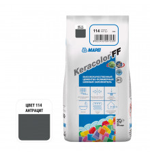 Затирка цементная Mapei Keracolor FF 114 антрацит 2 кг