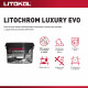 Затирка цементно-полимерная Litokol Litochrom Luxury EVO LLE.140 мокрый асфальт 2 кг