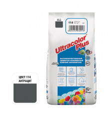 Затирка цементная Mapei Ultracolor Plus 114 антрацит 2 кг