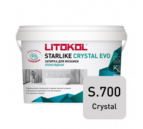 Затирка эпоксидная Litokol StarLike Crystal Evo s.700 кристал-хамелеон 2,5 кг